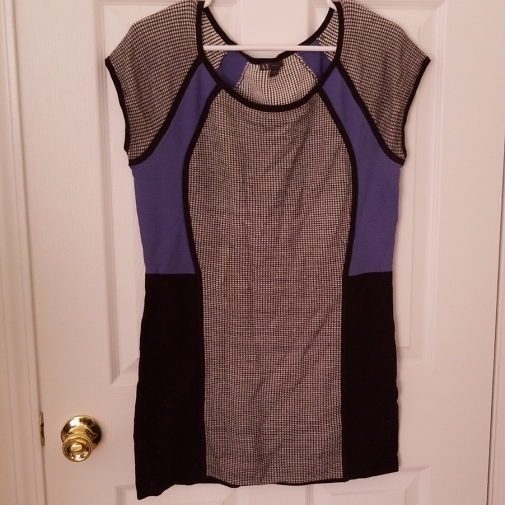 Armani Exchange Tunic Mini Sweater Dress